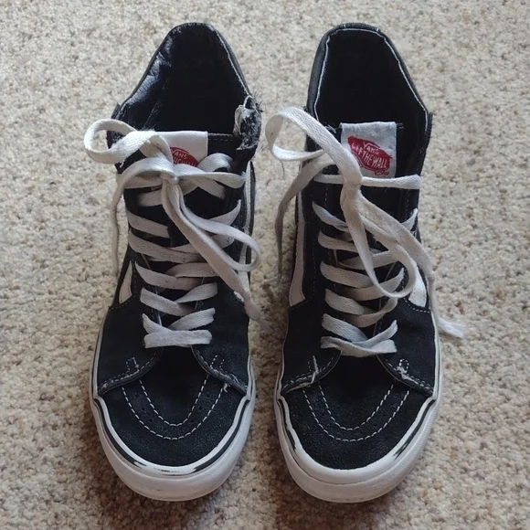 Vans Black High-Top Sneakers - Picture 1 of 9